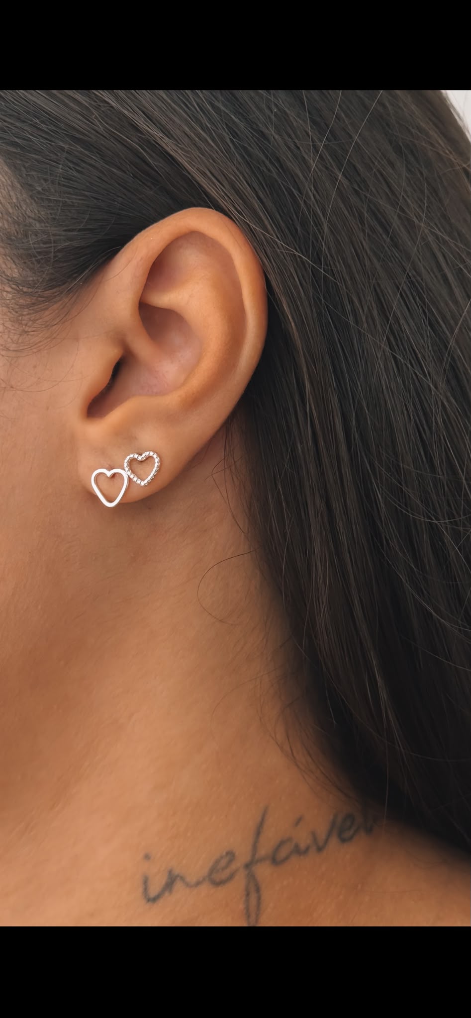 open heart oorbellen